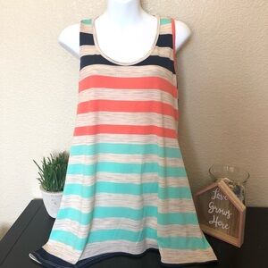 Lavish Maternity top crochet stripes